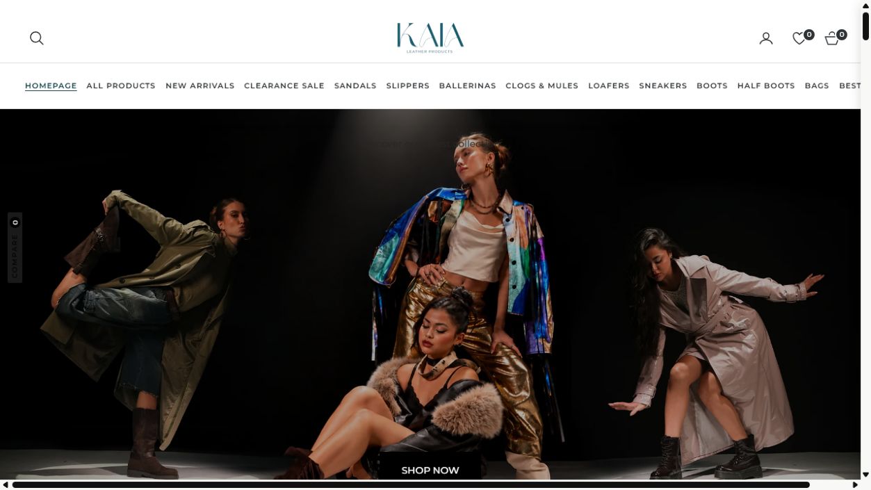 KAIA website screenshot